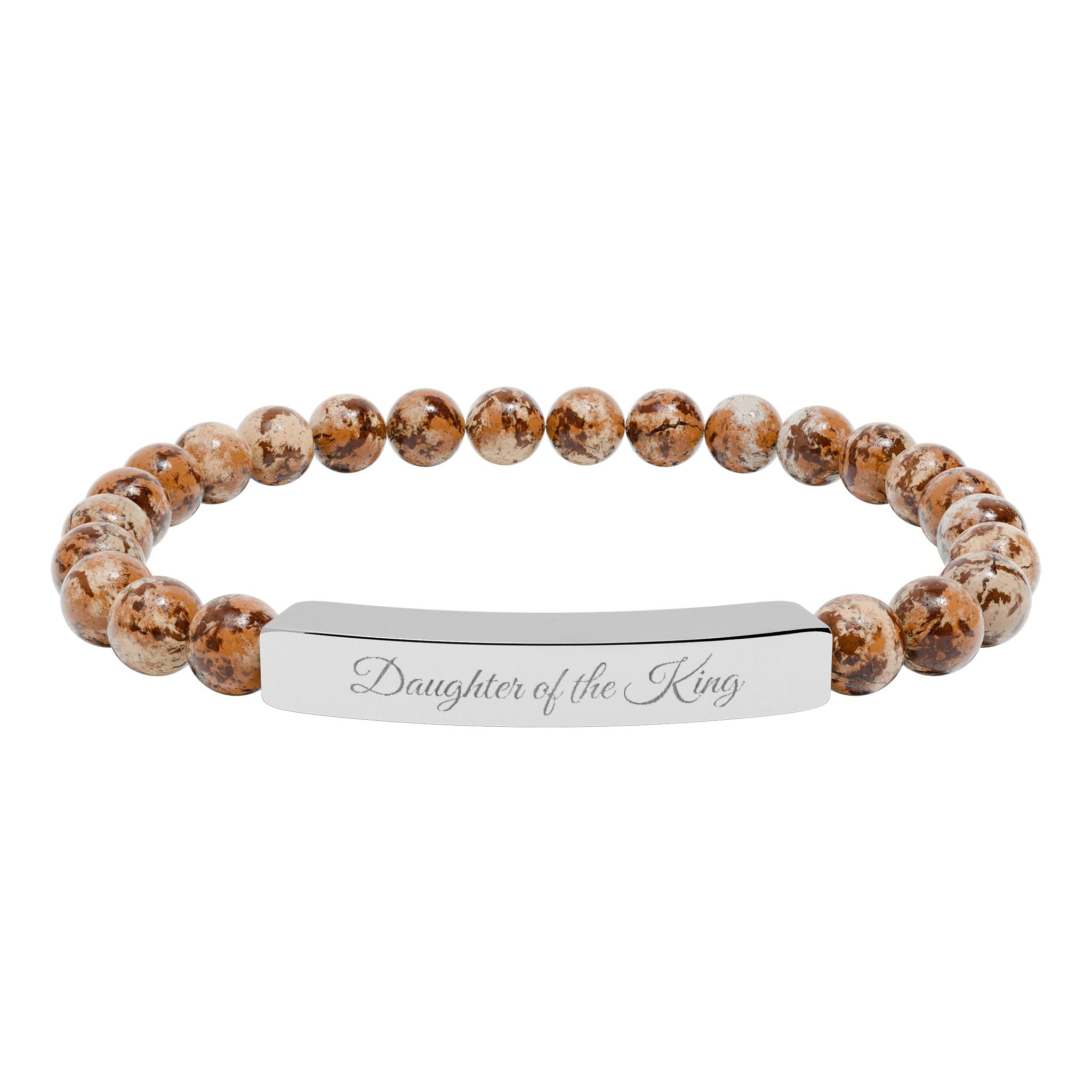 Daughter of the King | Bar Beaded Bracelet