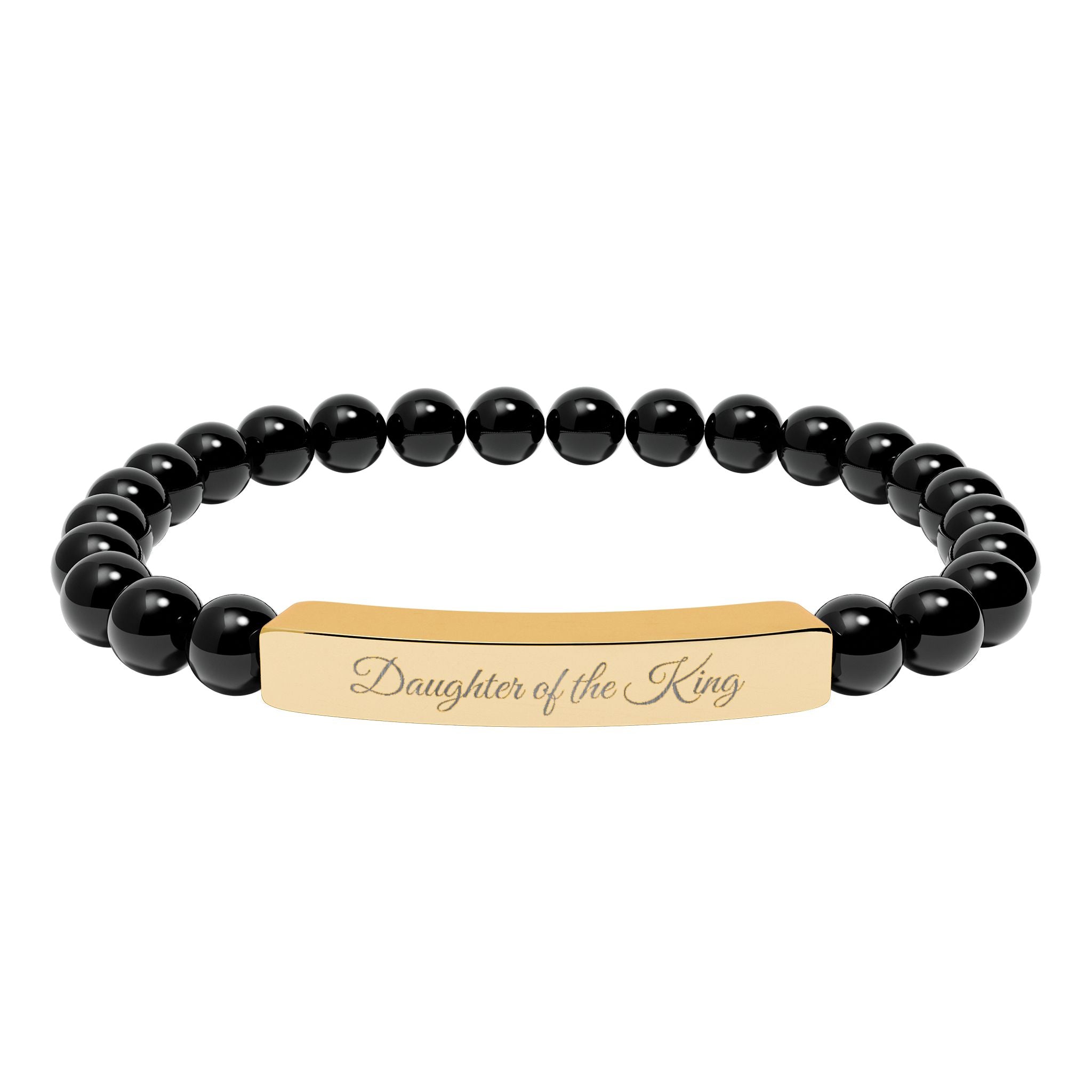 Daughter of the King | Bar Beaded Bracelet