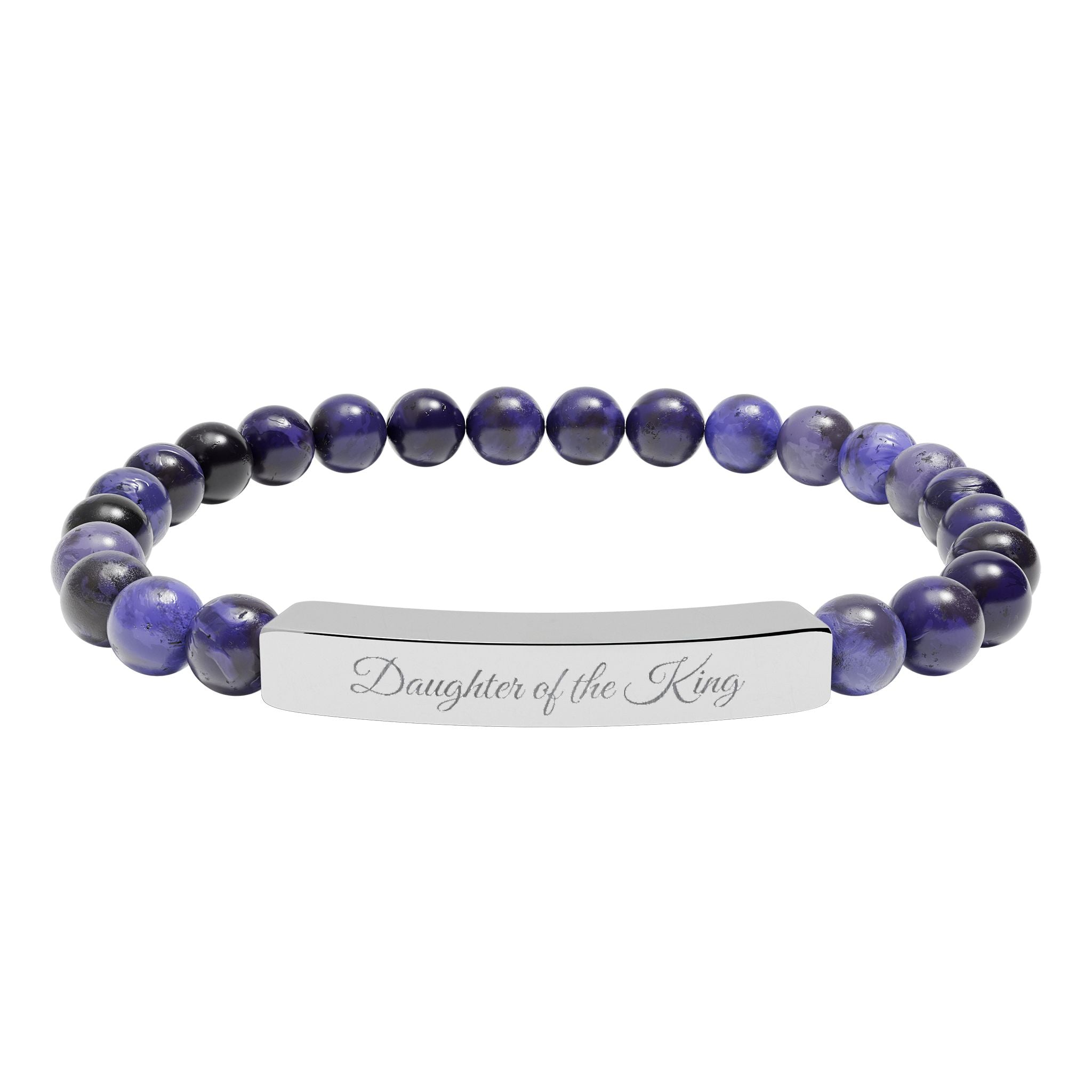 Daughter of the King | Bar Beaded Bracelet