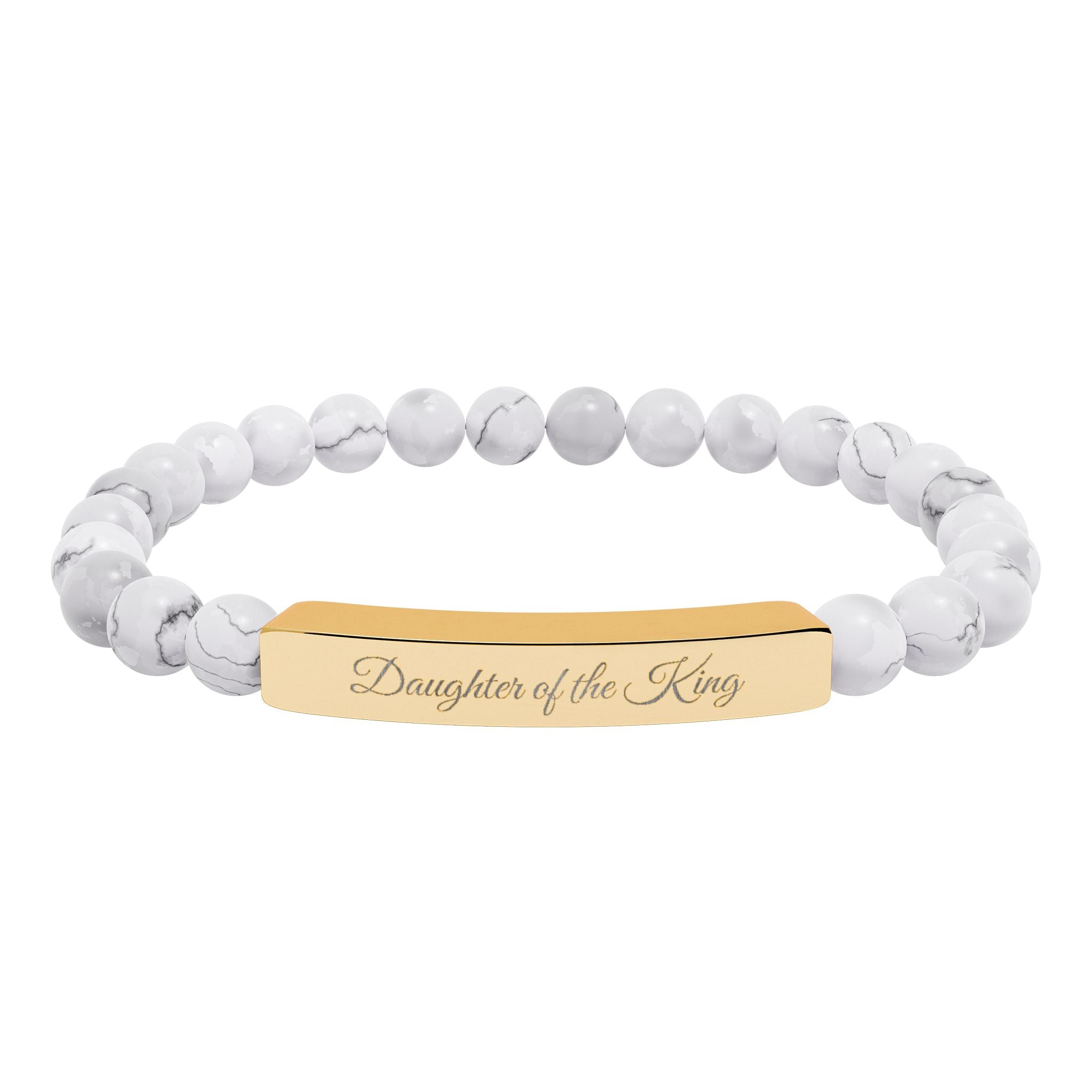 Daughter of the King | Bar Beaded Bracelet