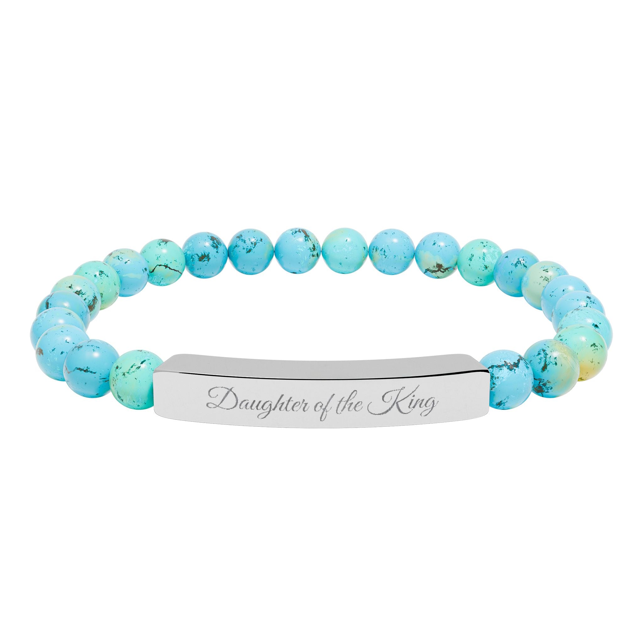 Daughter of the King | Bar Beaded Bracelet