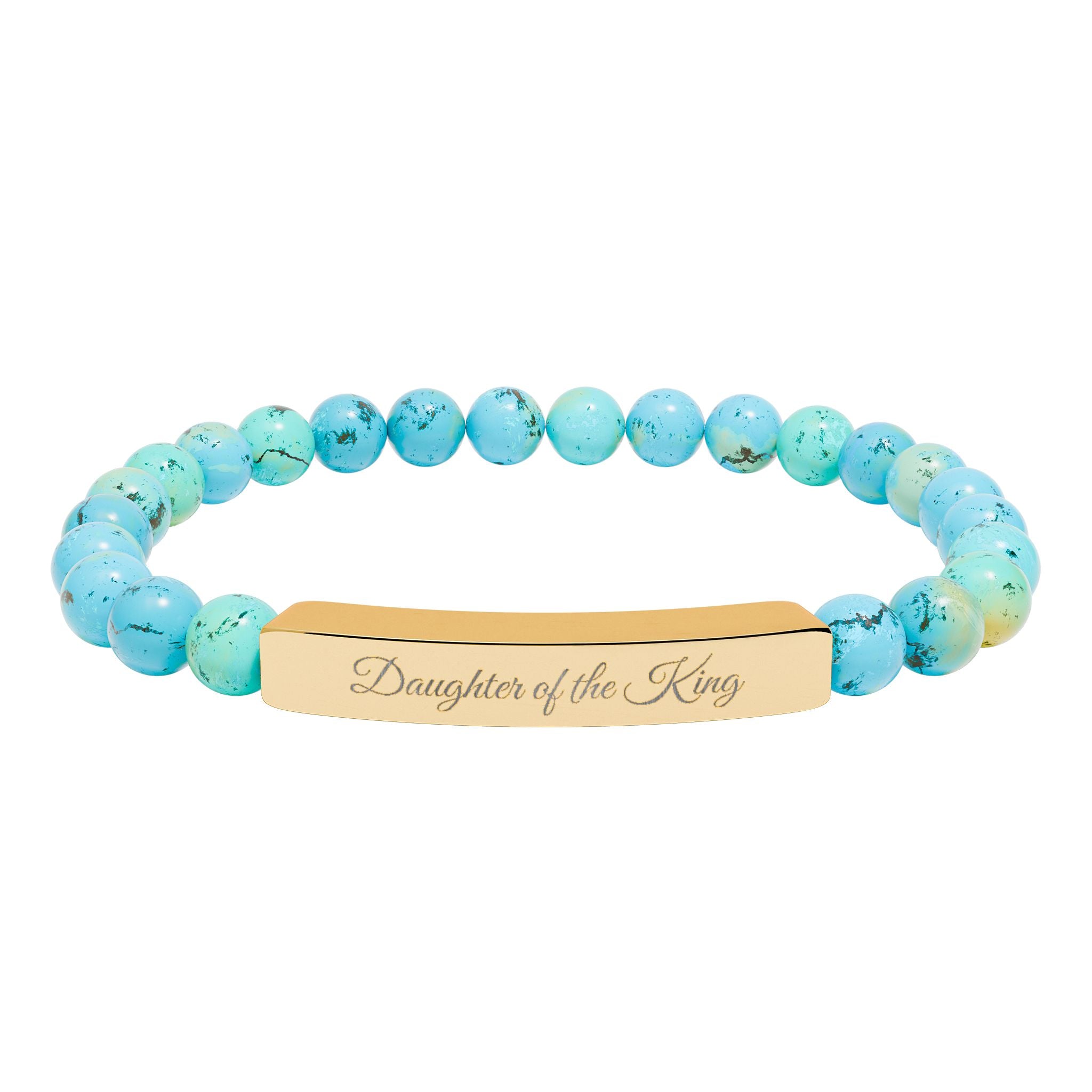 Daughter of the King | Bar Beaded Bracelet