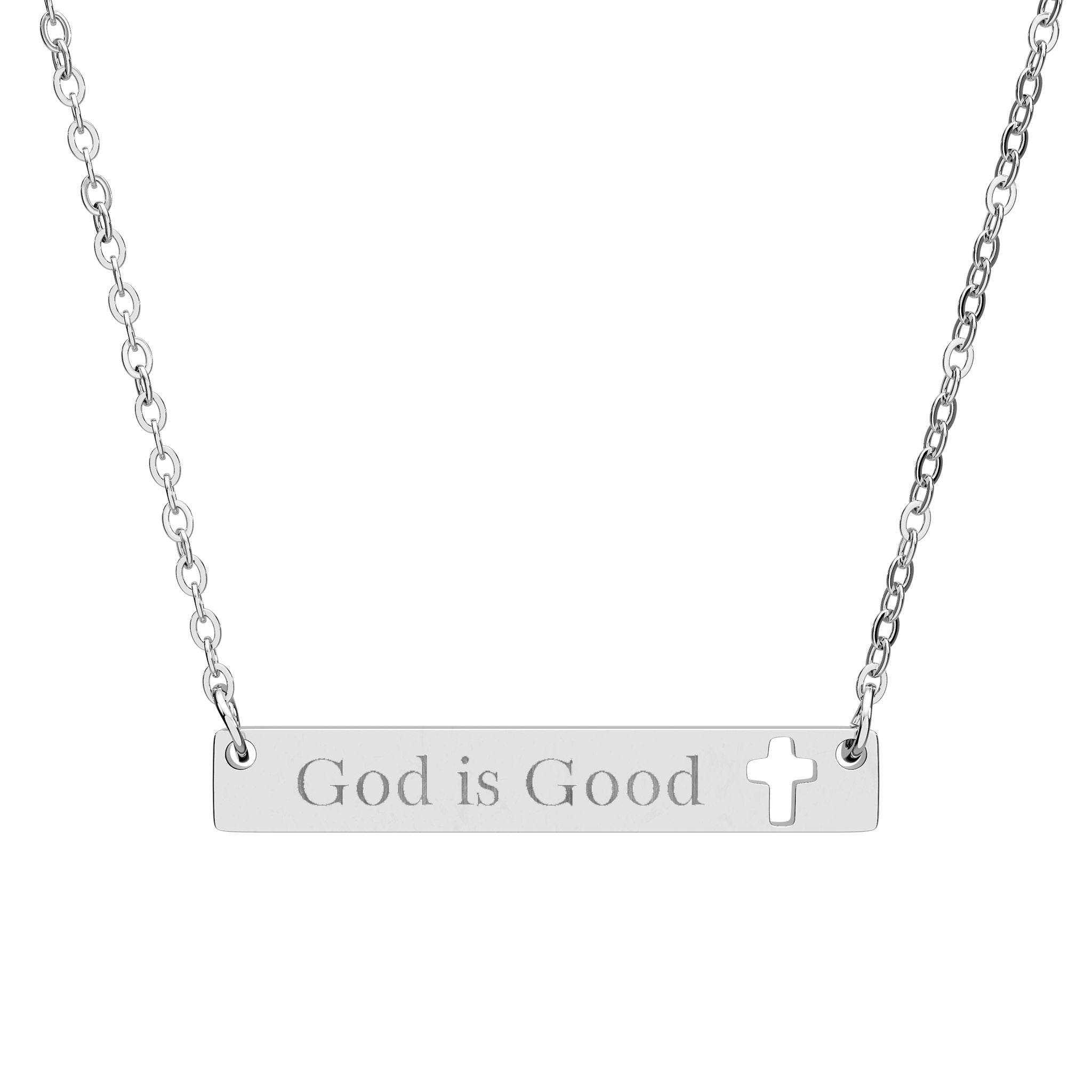 God is Good | Bar Necklace
