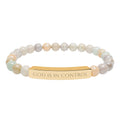 God is in Control | Bar Beaded Bracelet