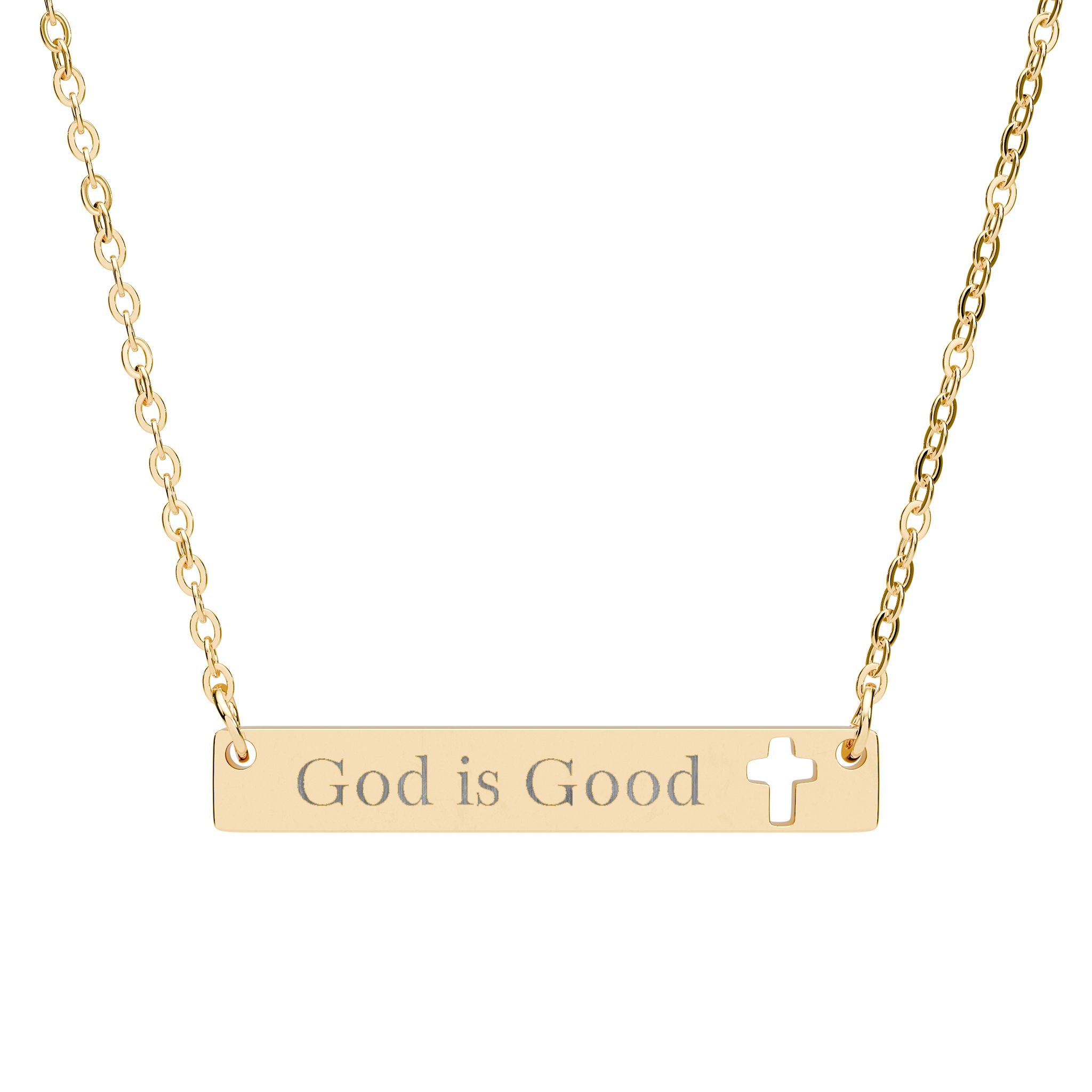 God is Good | Bar Necklace
