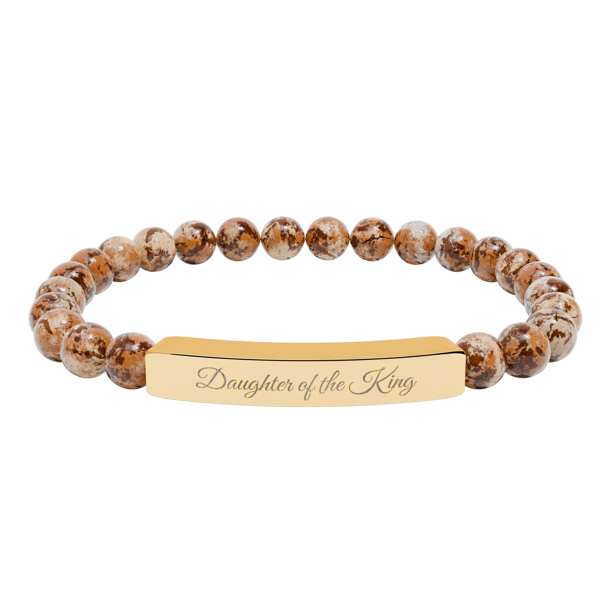 Daughter of the King | Bar Beaded Bracelet