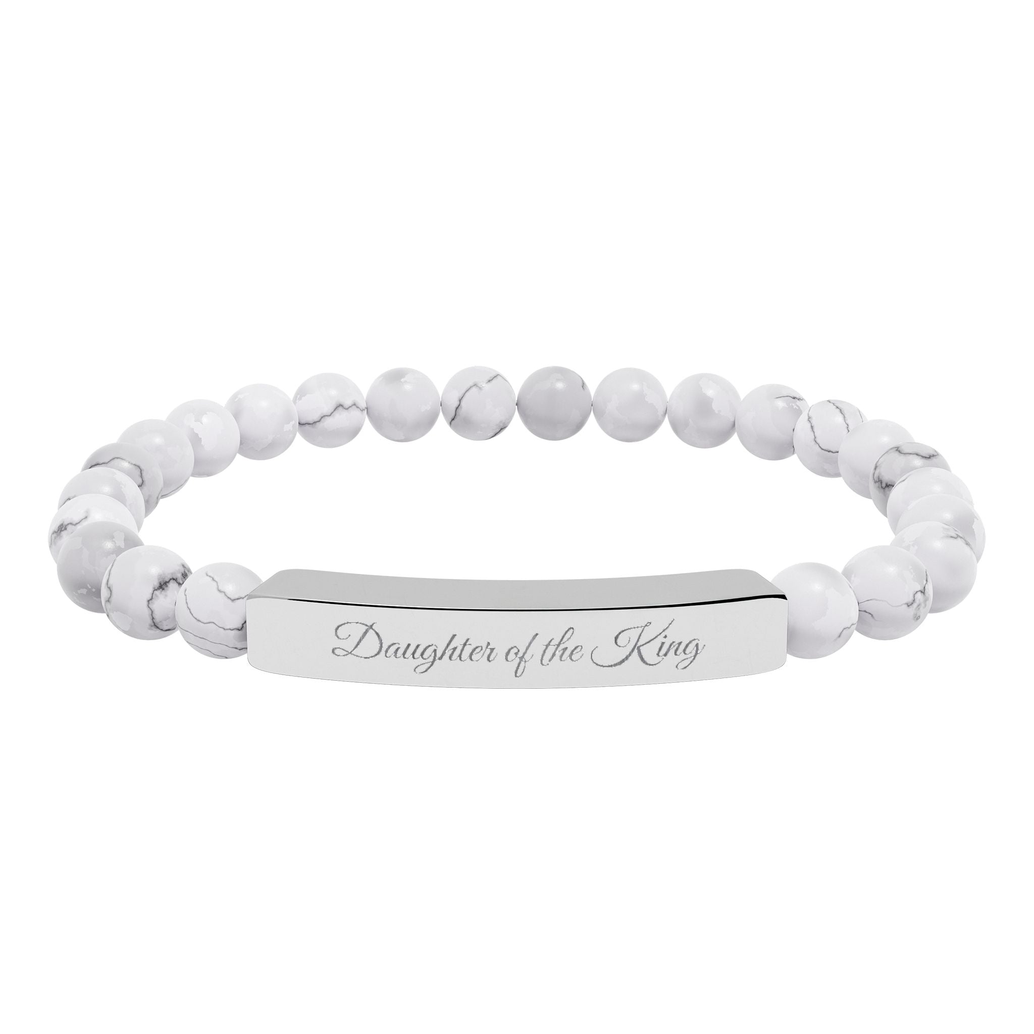 Daughter of the King | Bar Beaded Bracelet