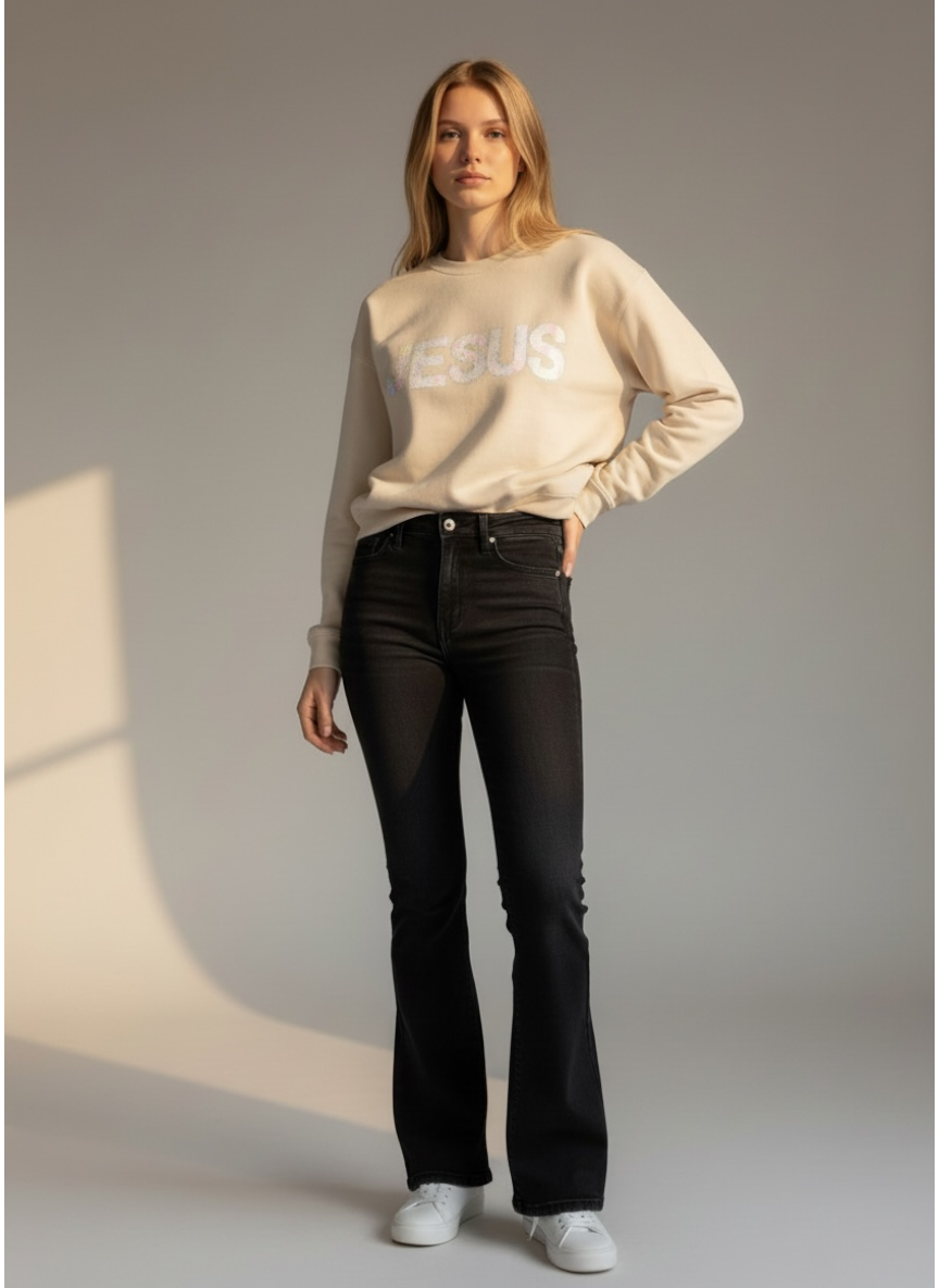 JESUS Quilted | Crew