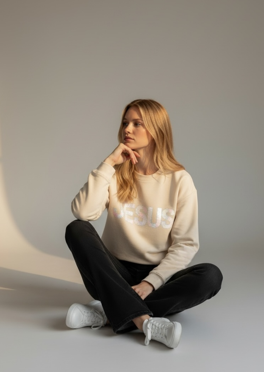 JESUS Quilted | Crew