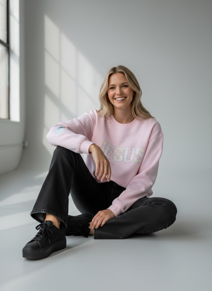 JESUS Quilted | Crew