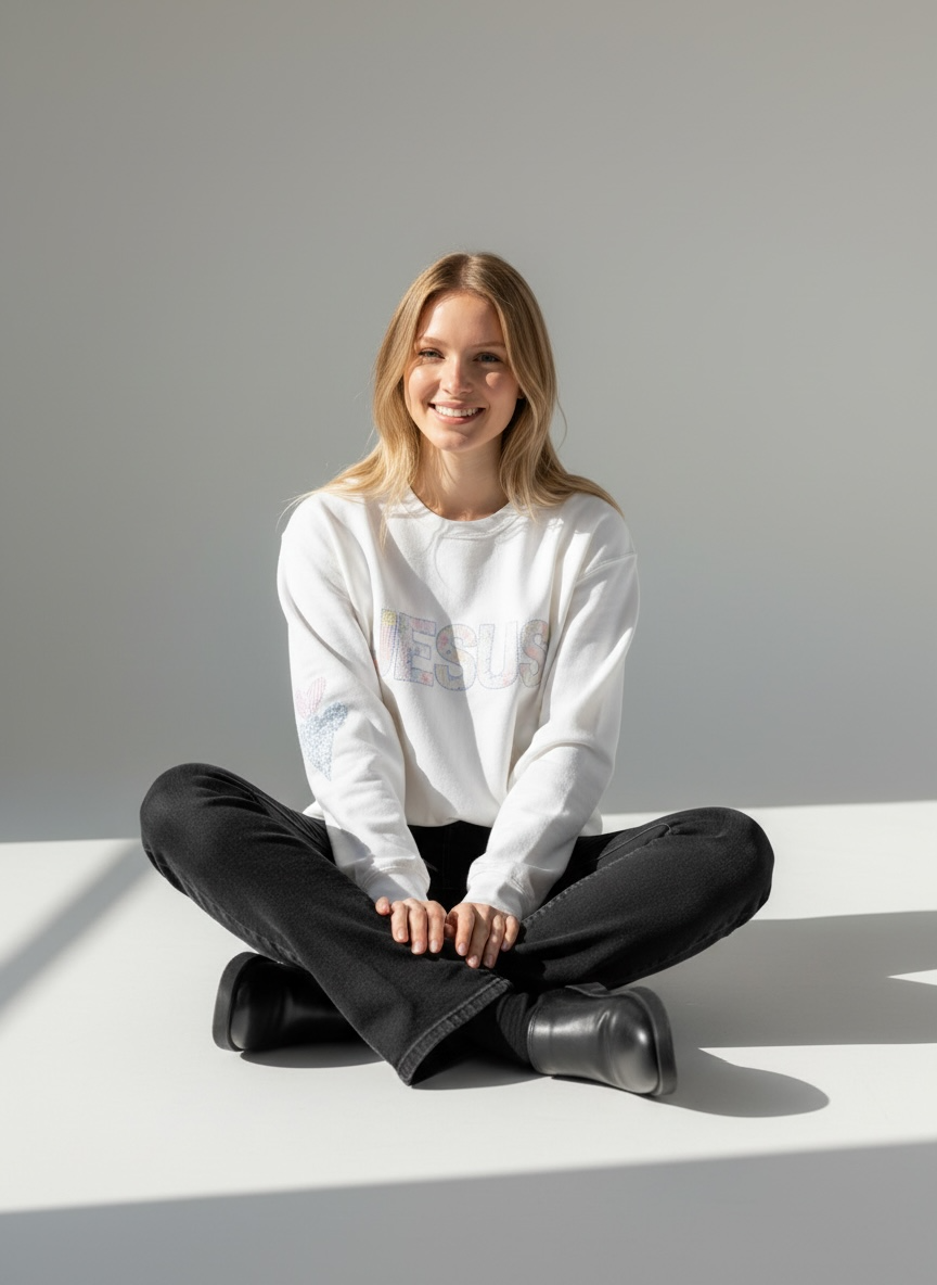 JESUS Quilted | Crew